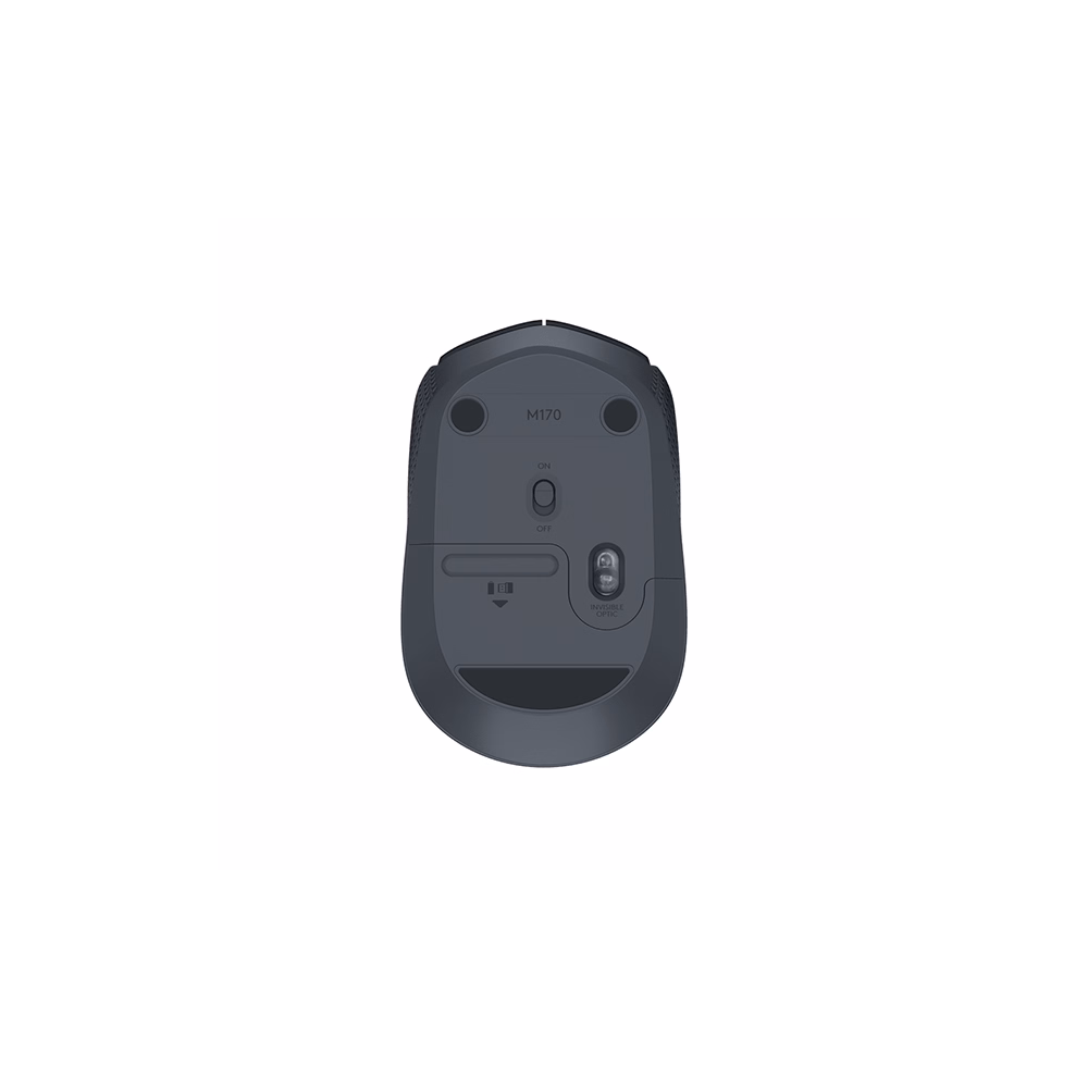 Egér vezeték nélküli LOGITECH M171 2,4 Ghz 1000 DPI fekete/szürke