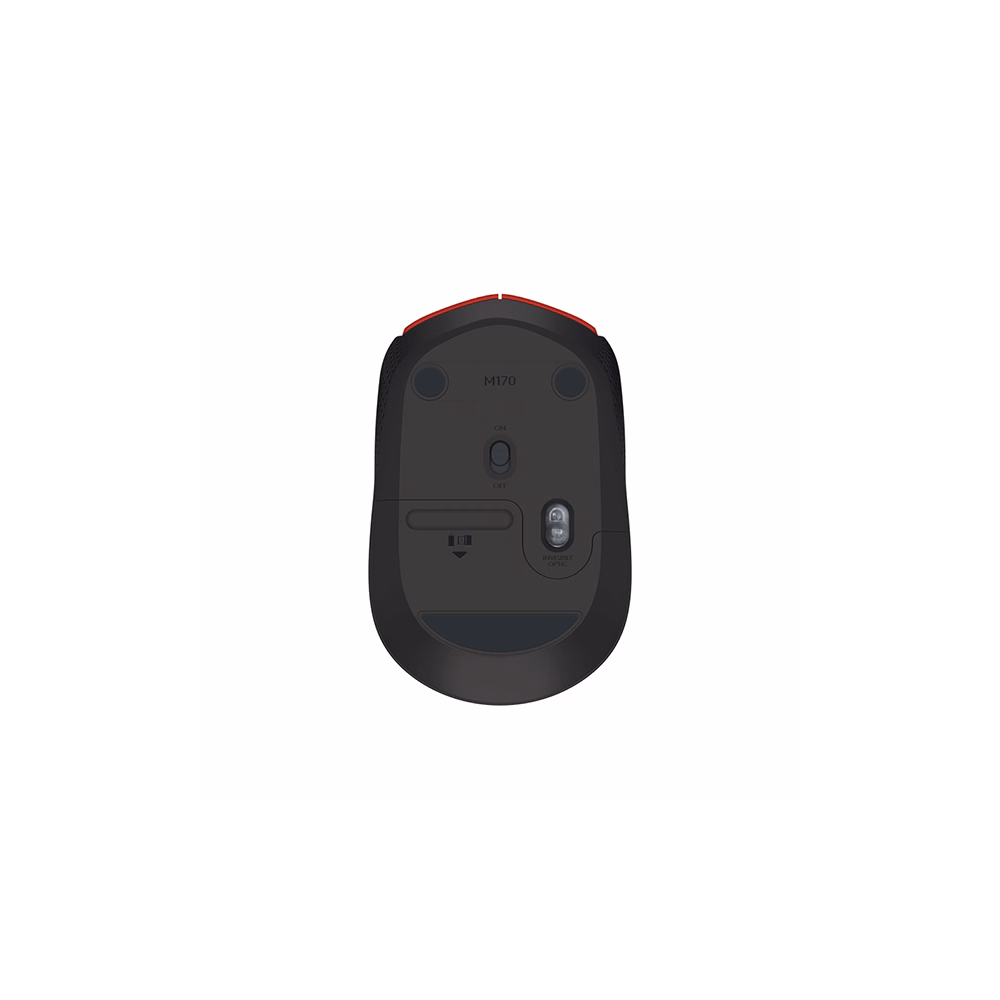Egér vezeték nélküli LOGITECH M171 2,4 Ghz 1000 DPI piros