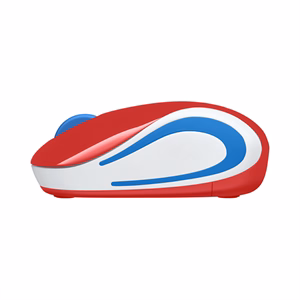 Egér vezeték nélküli LOGITECH M187 2,4 Ghz 1000 DPI piros