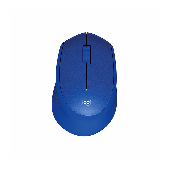 Egér vezeték nélküli LOGITECH M330 Silent 2,4 Ghz 1000 DPI kék