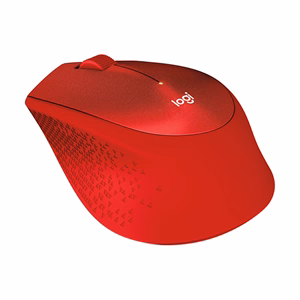 Egér vezeték nélküli LOGITECH M330 Silent 2,4 Ghz 1000 DPI piros
