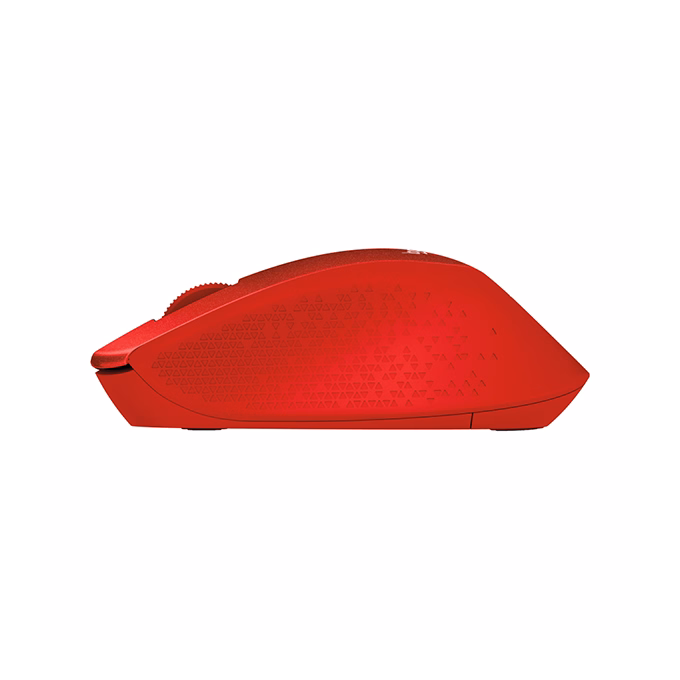 Egér vezeték nélküli LOGITECH M330 Silent 2,4 Ghz 1000 DPI piros