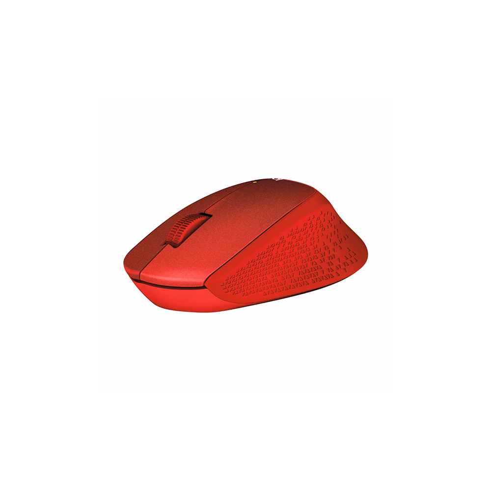 Egér vezeték nélküli LOGITECH M330 Silent 2,4 Ghz 1000 DPI piros