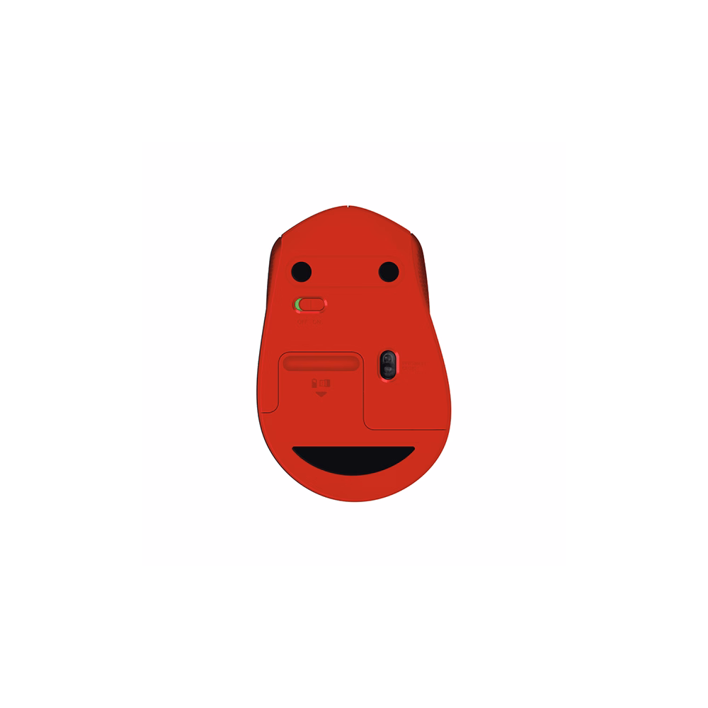 Egér vezeték nélküli LOGITECH M330 Silent 2,4 Ghz 1000 DPI piros