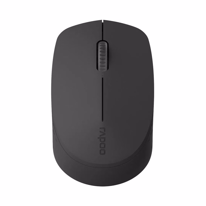 Egér vezeték nélküli RAPOO M100 Silent Bluetooth 2,4 GHz 3 gombos 1000 DPI sötét szürke
