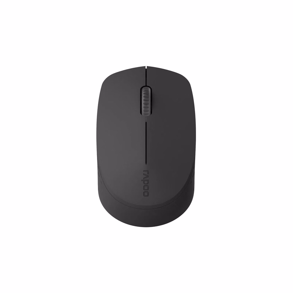 Egér vezeték nélküli RAPOO M100 Silent Bluetooth 2,4 GHz 3 gombos 1000 DPI sötét szürke