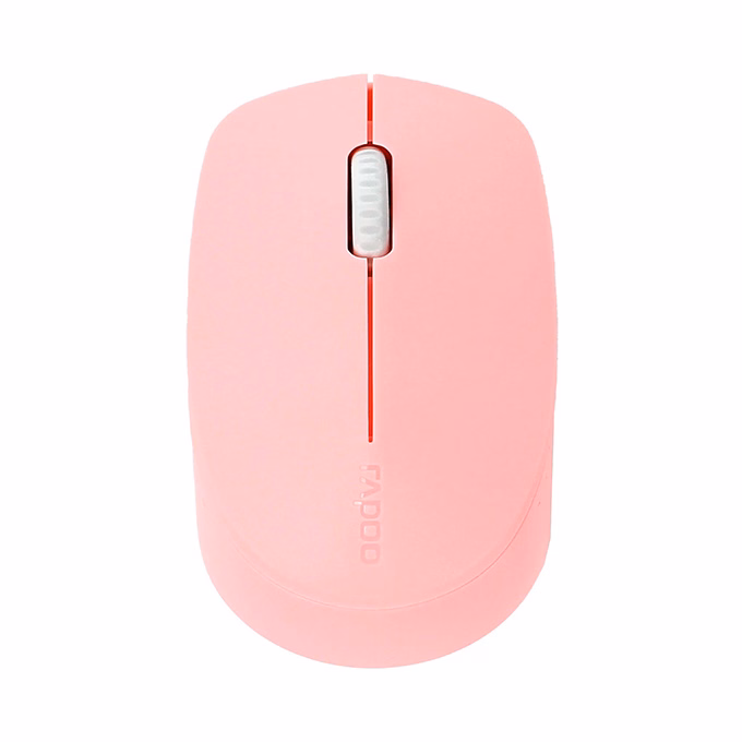 Egér vezeték nélküli RAPOO M100 Silent Bluetooth 2,4 Ghz 1300 DPI rózsaszín