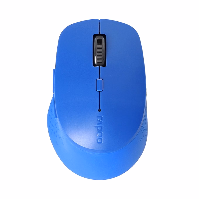 Egér vezeték nélküli RAPOO M300 Bluetooth 2,4 GHz 6 gombos kék