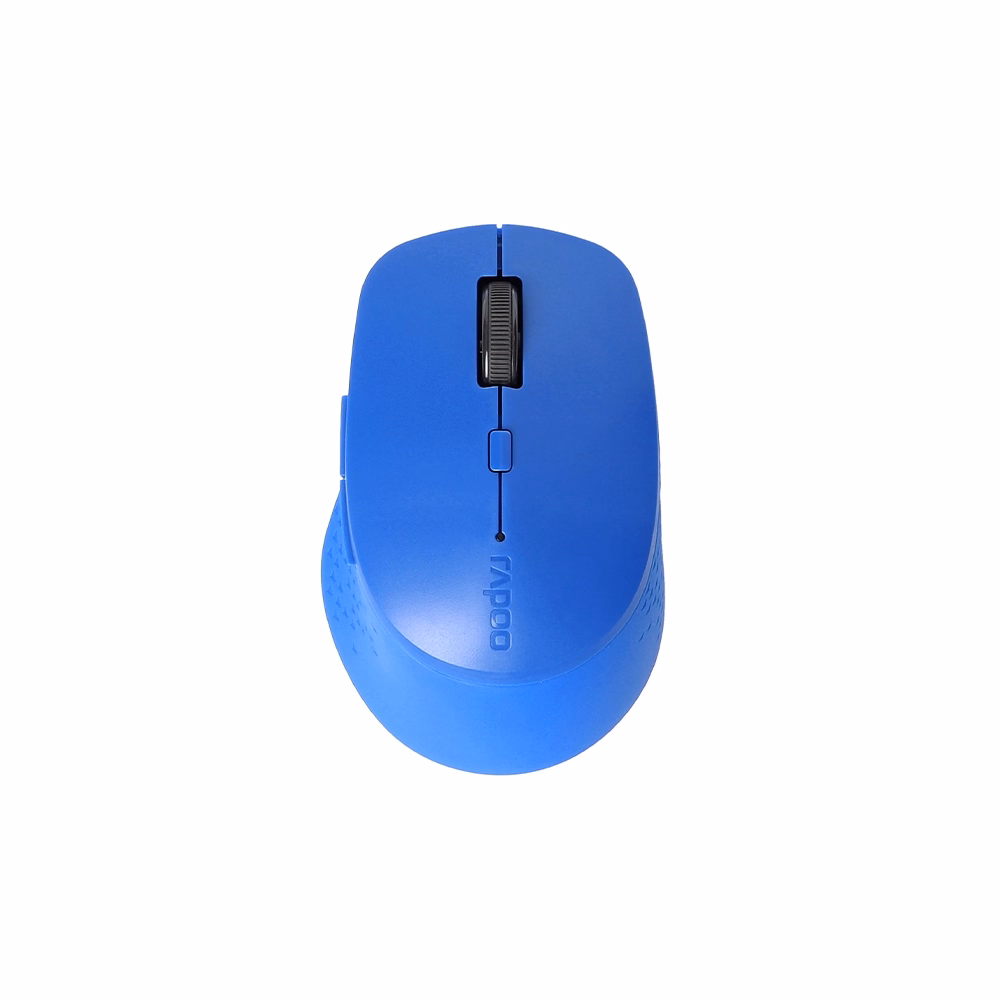 Egér vezeték nélküli RAPOO M300 Bluetooth 2,4 GHz 6 gombos kék