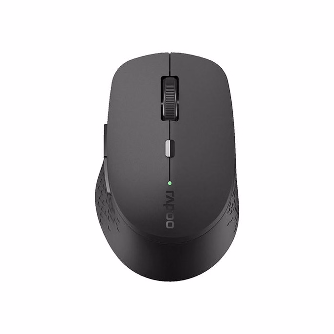 Egér vezeték nélküli RAPOO M300 bluetooth 2,4 GHz 6 gombos sötétszürke