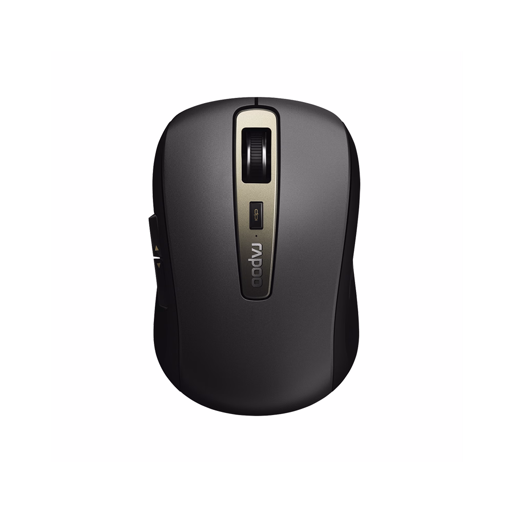 Egér vezeték nélküli RAPOO MT350 bluetooth 2,4 GHz 6 gombos fekete