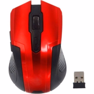 Egér vezeték nélküli SILVERLINE RF-107 USB piros