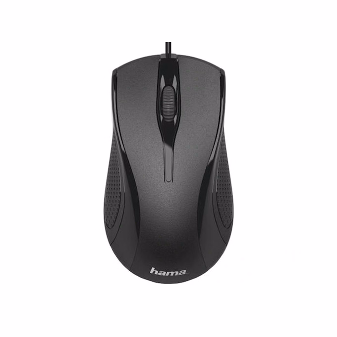 Egér vezetékes HAMA MC-200 USB 1200 DPI fekete