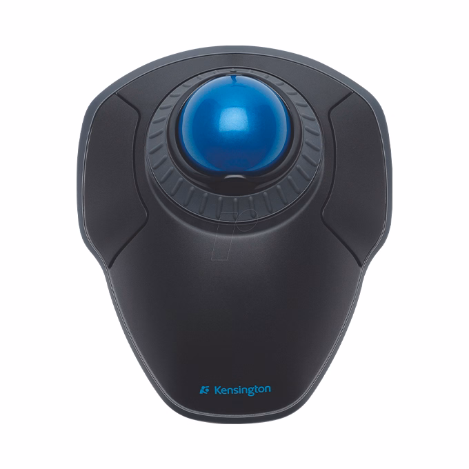 Egér vezetékes KENSINGTON optikai Orbit Trackball görgető gyűrűvel fekete/kék