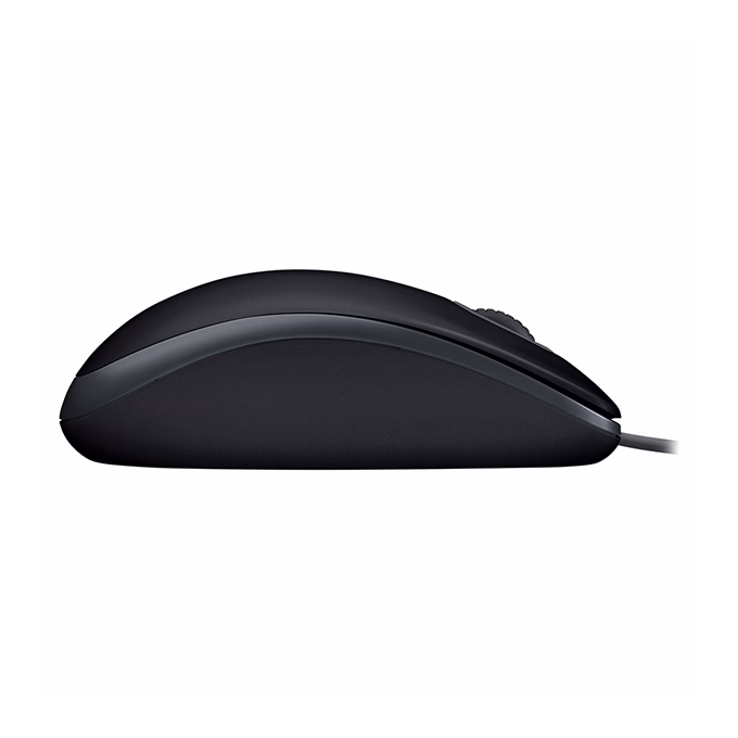 Egér vezetékes LOGITECH B110 Silent USB 1000 DPI fekete