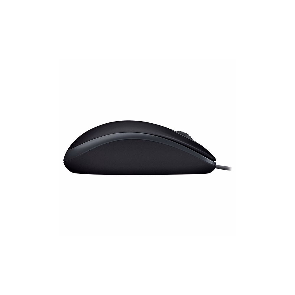 Egér vezetékes LOGITECH B110 Silent USB 1000 DPI fekete