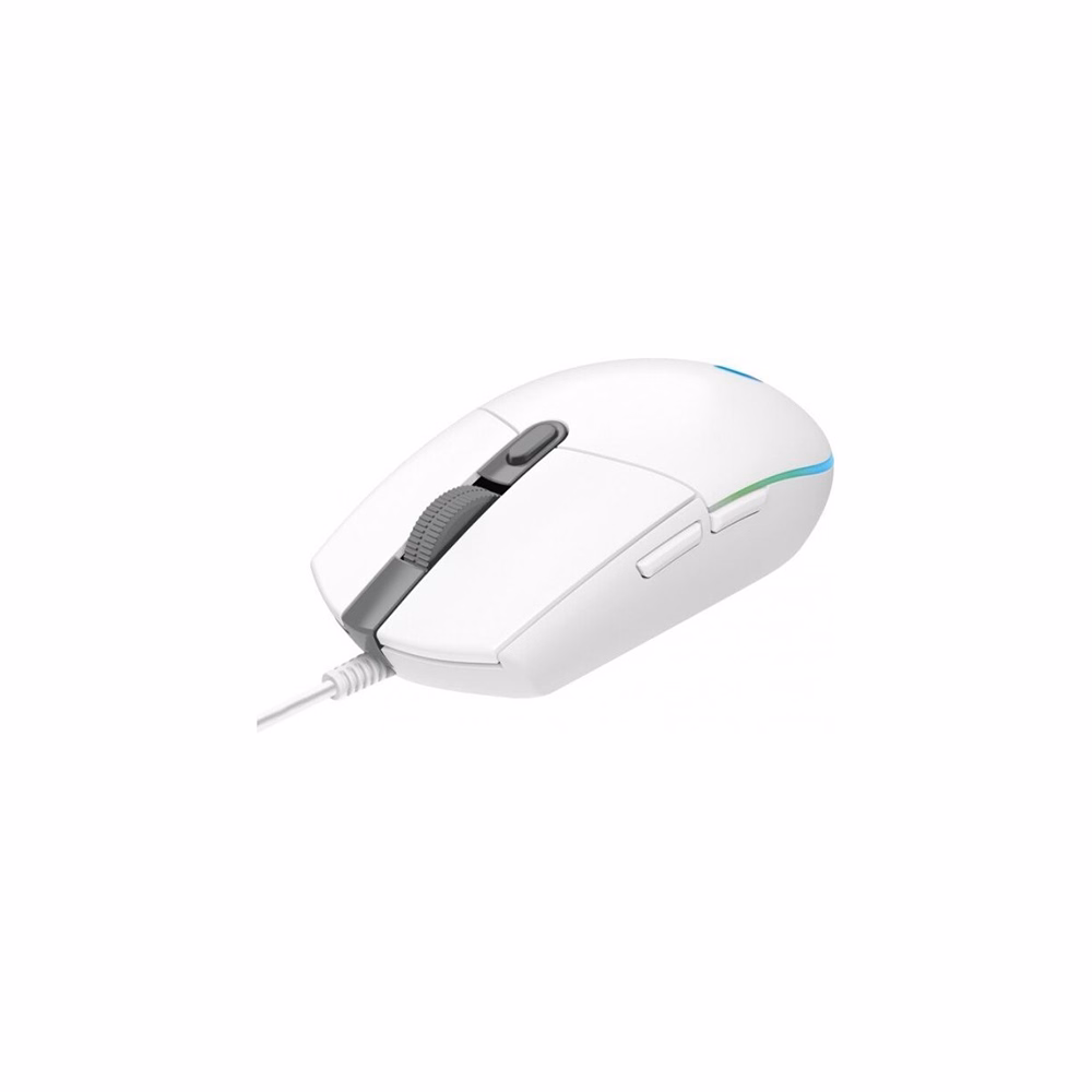 Egér vezetékes LOGITECH G102 LightSync USB 6 gombos 8000 DPI fehér