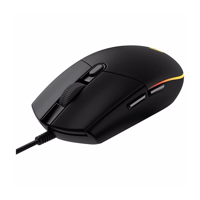 Egér vezetékes LOGITECH G102 LightSync USB 6 gombos 8000 DPI fekete
