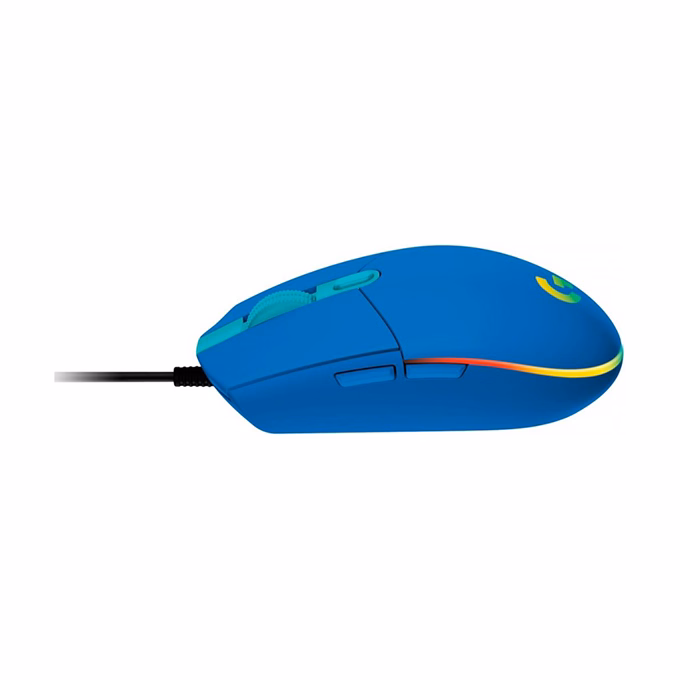 Egér vezetékes LOGITECH G102 LightSync USB 6 gombos 8000 DPI kék
