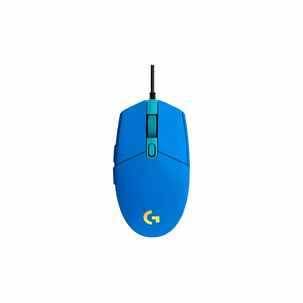 Egér vezetékes LOGITECH G102 LightSync USB 6 gombos 8000 DPI kék