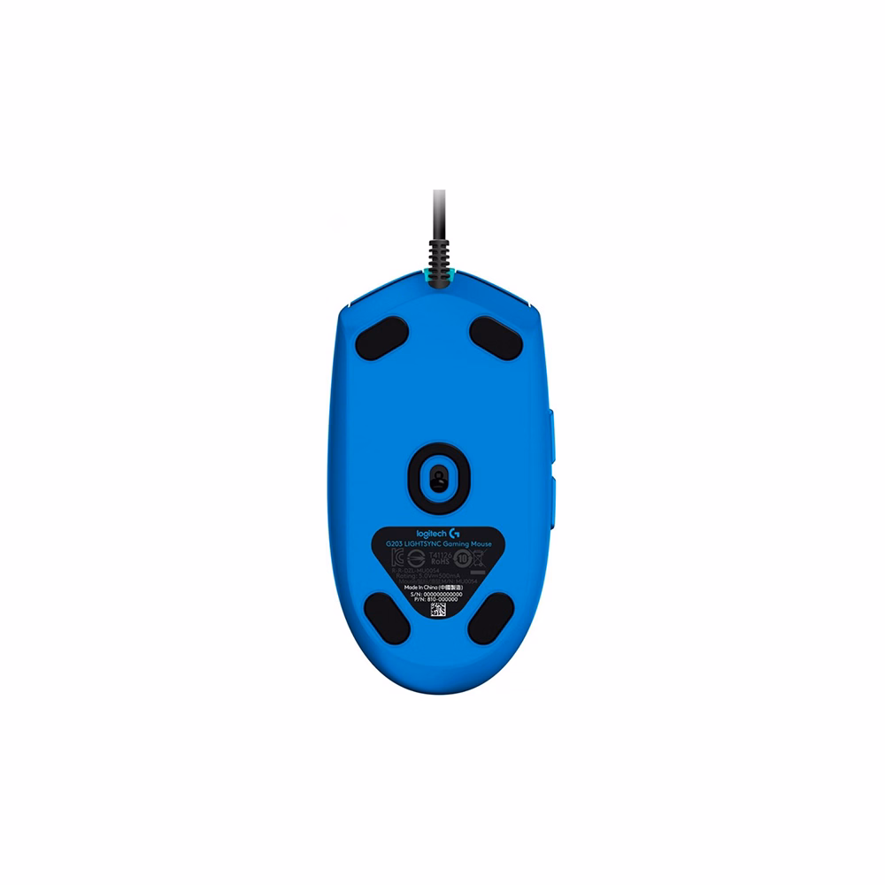 Egér vezetékes LOGITECH G102 LightSync USB 6 gombos 8000 DPI kék