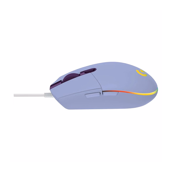 Egér vezetékes LOGITECH G102 LightSync USB 6 gombos 8000 DPI lila