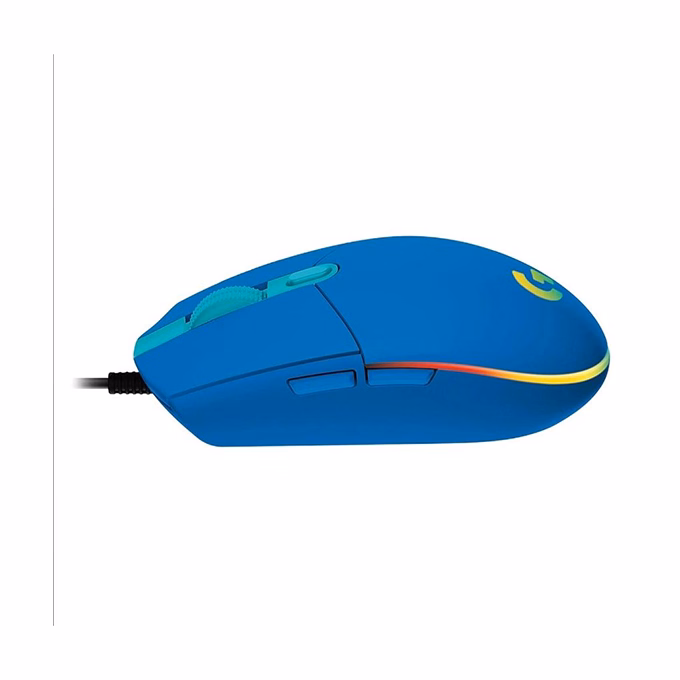 Egér vezetékes LOGITECH G203 LightSync USB 6 gombos 8000 DPI kék