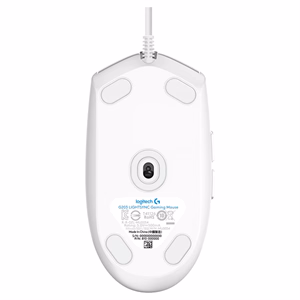 Egér vezetékes LOGITECH G203 Lightsync USB 6 gombos 8000 DPI fehér
