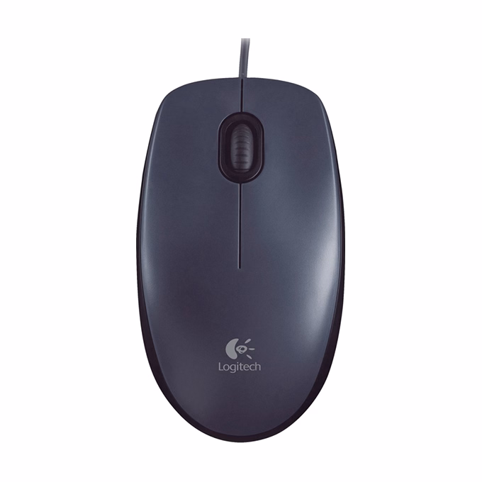 Egér vezetékes LOGITECH M100 USB 1000 DPI fekete