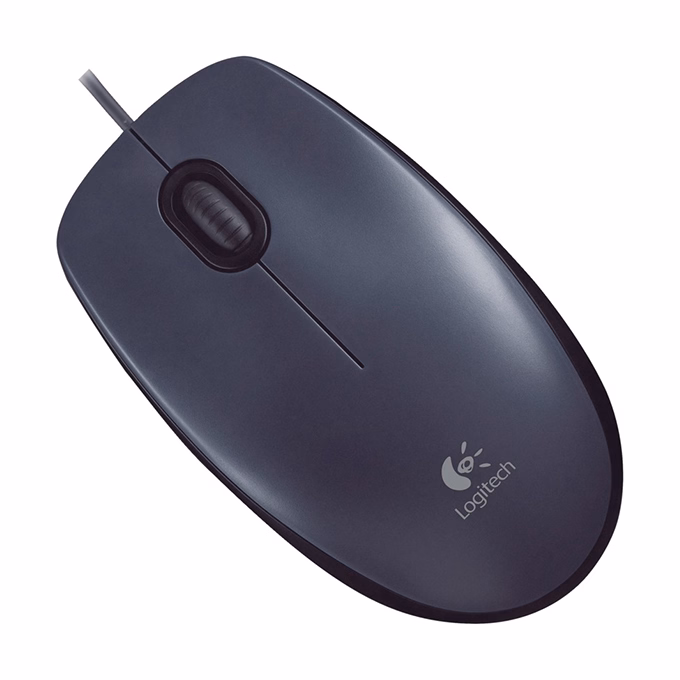 Egér vezetékes LOGITECH M100 USB 1000 DPI fekete