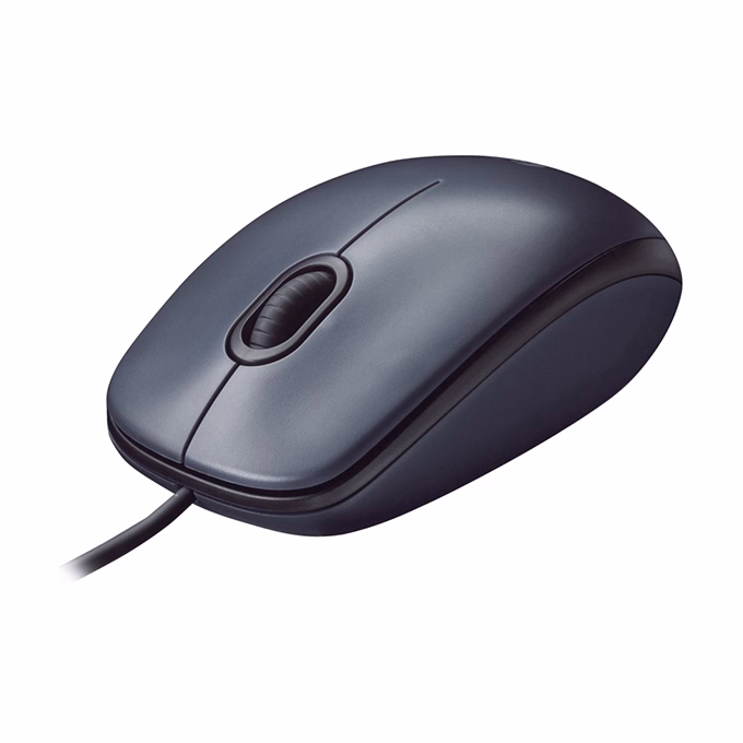 Egér vezetékes LOGITECH M100 USB 1000 DPI fekete