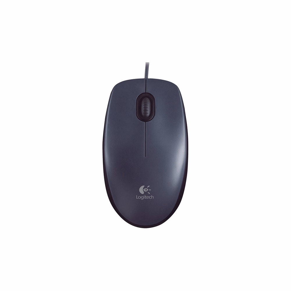 Egér vezetékes LOGITECH M100 USB 1000 DPI fekete