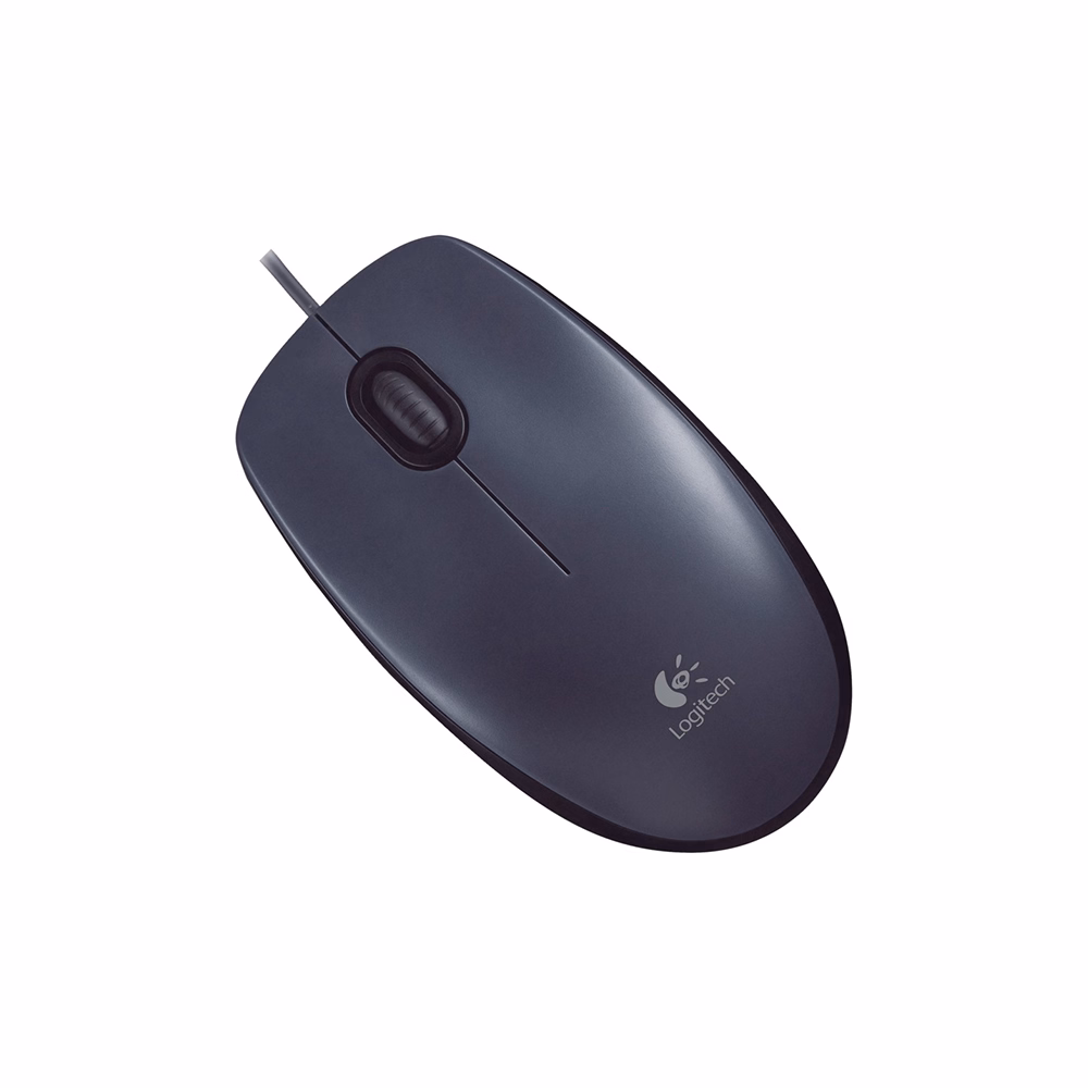 Egér vezetékes LOGITECH M100 USB 1000 DPI fekete