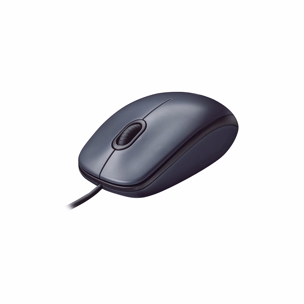 Egér vezetékes LOGITECH M100 USB 1000 DPI fekete