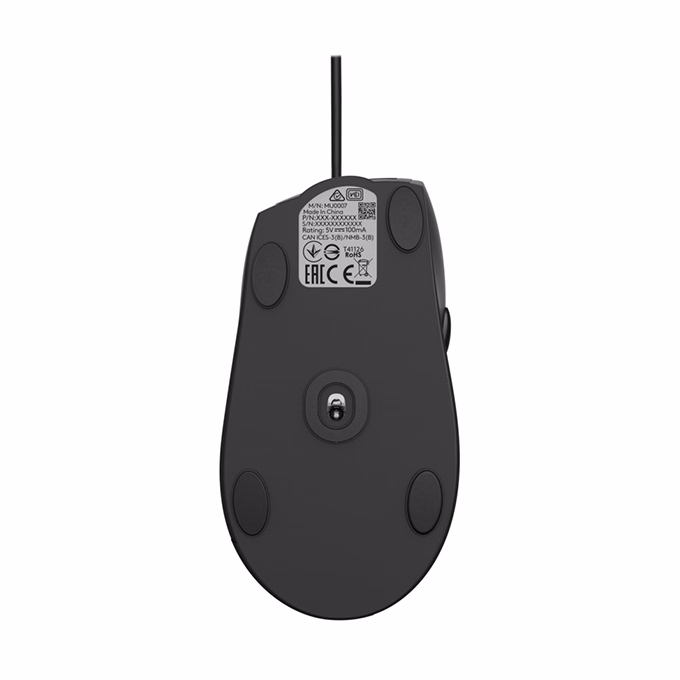 Egér vezetékes LOGITECH M500S USB 7 gombos 4000 DPI fekete