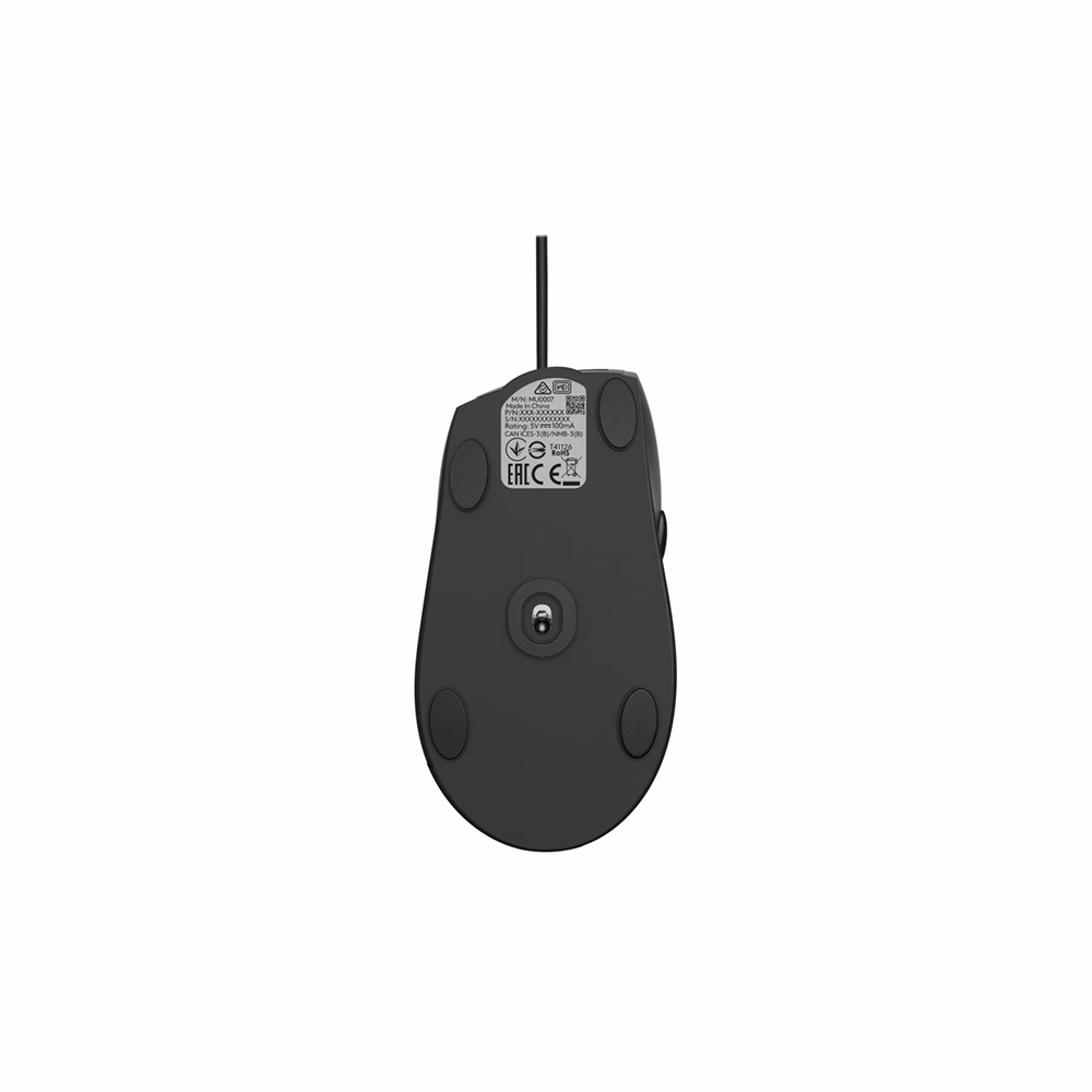 Egér vezetékes LOGITECH M500S USB 7 gombos 4000 DPI fekete