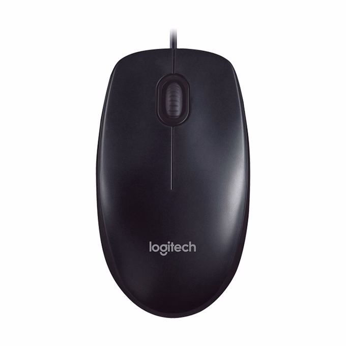 Egér vezetékes LOGITECH M90 USB 1000 DPI fekete