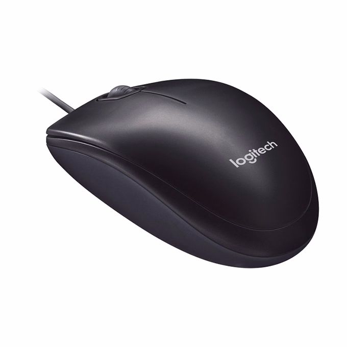 Egér vezetékes LOGITECH M90 USB 1000 DPI fekete