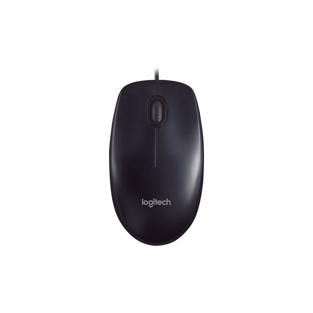 Egér vezetékes LOGITECH M90 USB 1000 DPI fekete