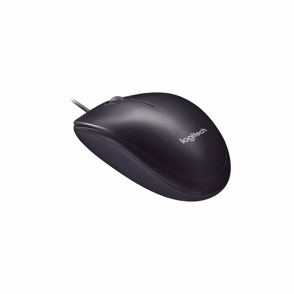Egér vezetékes LOGITECH M90 USB 1000 DPI fekete