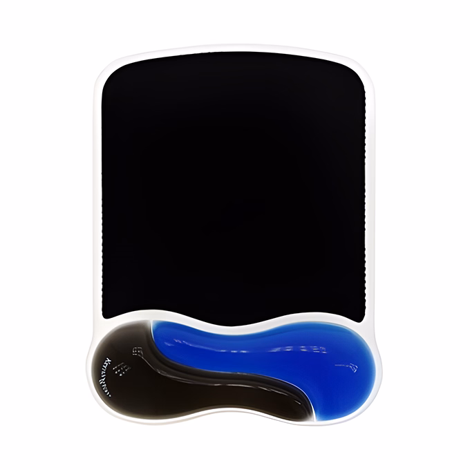 Egéralátét géltöltésű csuklótámasszal KENSINGTON DuoGel fekete-kék