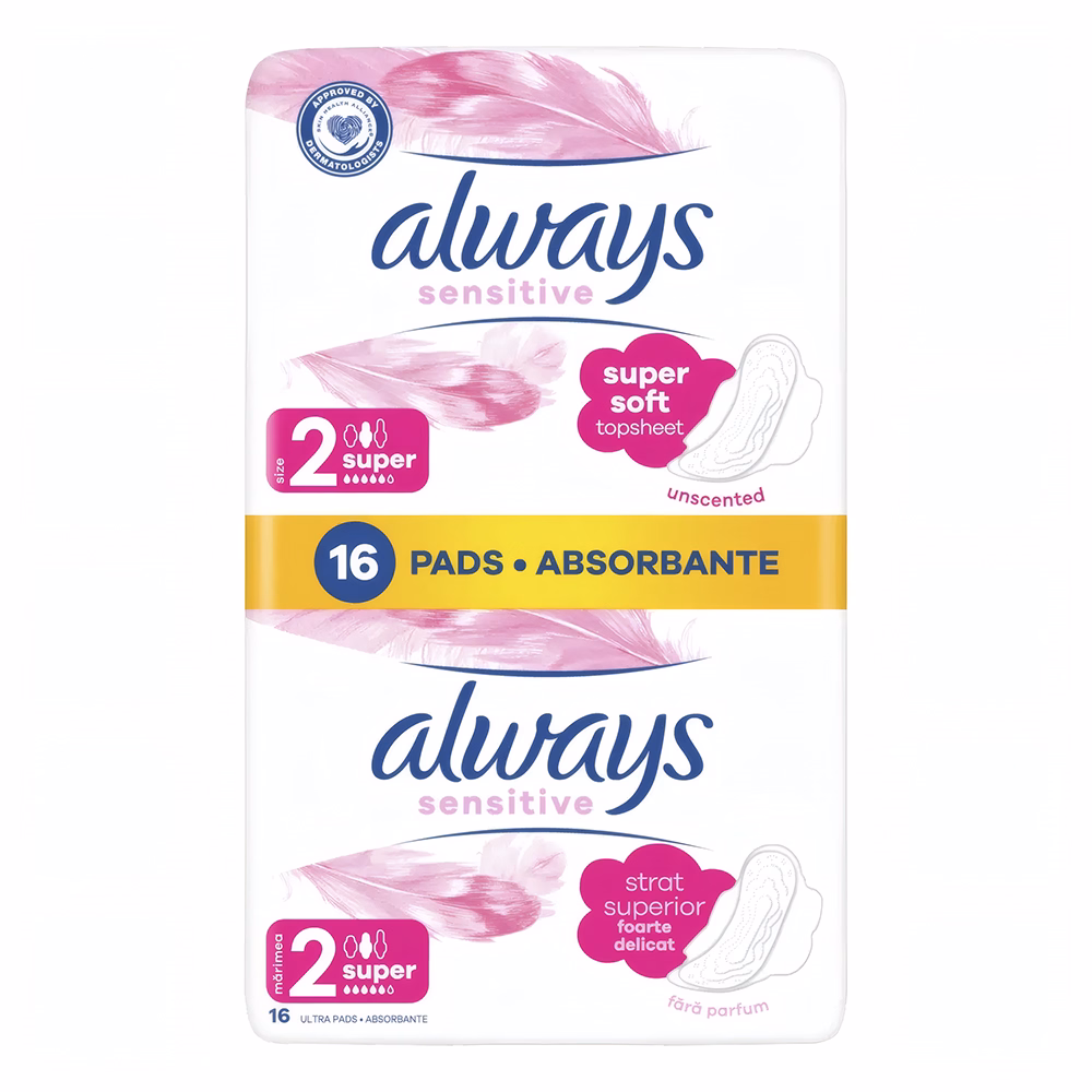 Egészségügyi betét ALWAYS Sensitive ultra night 14 darabos