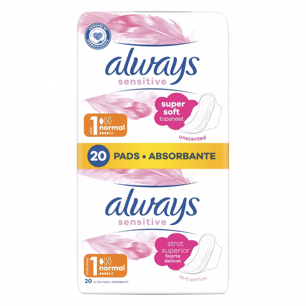 Egészségügyi betét ALWAYS Sensitive ultra normál 20 darabos