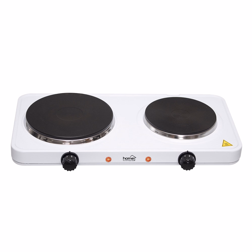 Elektromos főzőlap HOME HGR02WH 2 lapos 1000W + 1500W fehér