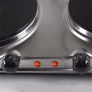 Elektromos főzőlap HOME HGR04SS 2 lapos 1000W + 1500W INOX
