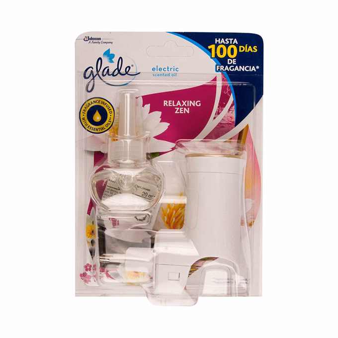 Elektromos légfrissítő készülék + utántöltő GLADE Japán zen kert 20 ml