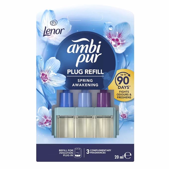 Elektromos légfrissítő utántöltő AMBI PUR 3volution Lenor spring awakening 20 ml