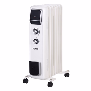 Elektromos olajradiátor DYRAS OR-HOF1207 1500W 3 fokozatú fehér