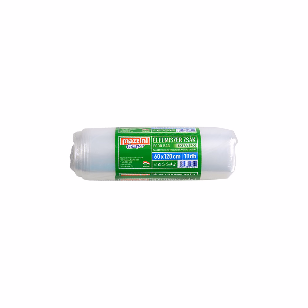 Élelmiszerzsák MAZZINI Gastro extra erős 60x120cm 10 darabos