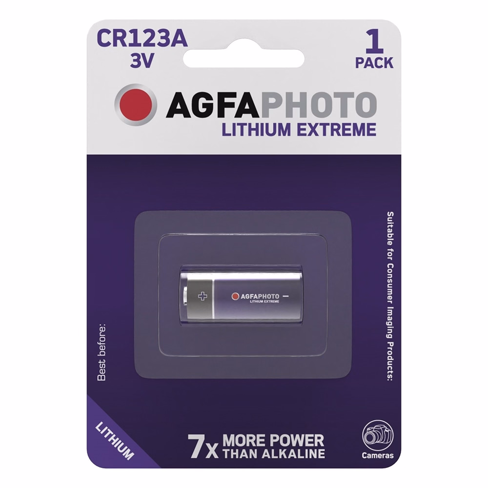 Elem AGFAPHOTO Lithium CR123 1 darabos
